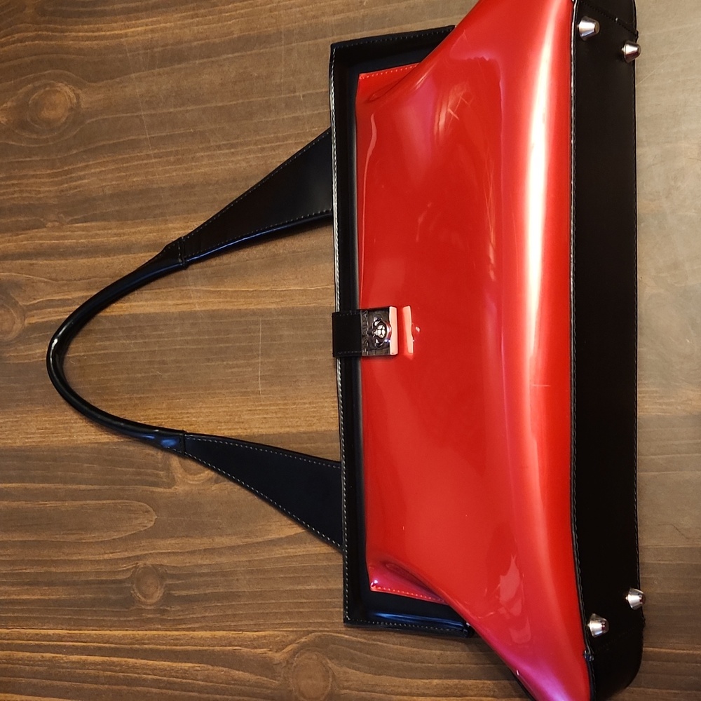 PRADA Red and Black Vintage Bag